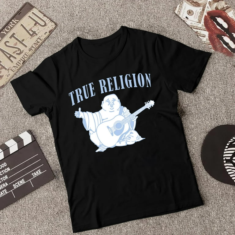 True Religion T-Shirt, Unisex Short Sleeves Tee for Men and