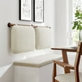 thumbnail image 1 of Modway Anela Wall-Mounted Chenille Upholstered King Size Headboard in Cream Walnut, 1 of 8