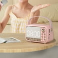 thumbnail image 4 of Haut-parleur Bluetooth Portable Rétro, Haut-Parleur Bluetooth Sans Fil Portable Méticuleusement Conçu, 4 of 7