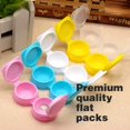 thumbnail image 4 of DAMAIE 6 Pack Flip Press Contact Lens Case Container Holder Storage Box Portable Contact Lens Travel Kits (Color), 4 of 8