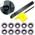thumbnail image 1 of 1Pcs SRDPN1010H10 Tournant Outil Porte SRDCN + 10PCS RPMT10T3MO Tournant Outils, 1 of 11