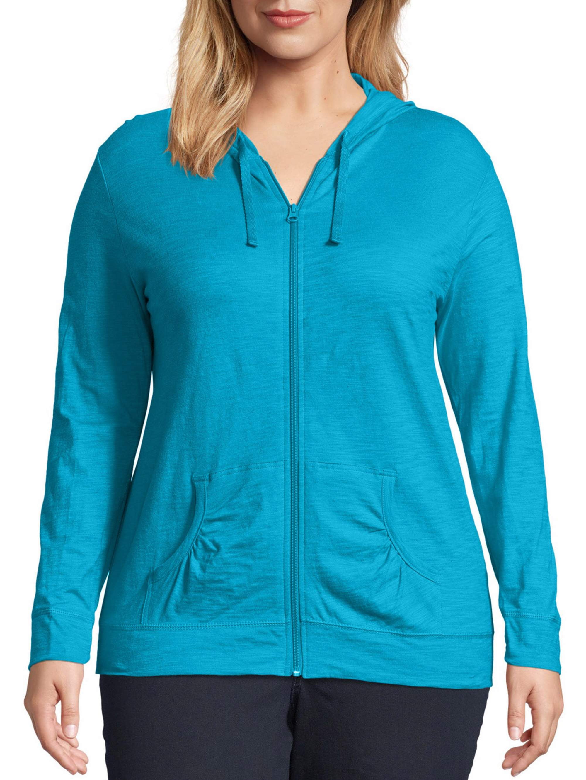 hanes slub jersey hoodie