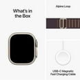 thumbnail image 4 of Open Box Apple Watch Ultra 2 [GPS + Cellular 49mm] Smartwatch with Rugged Titanium Case & Indigo Alpine Loop Large. Fitness Tracker, Precision GPS, Action Button, Extra-Long Battery Life, Carbon Neutral, 4 of 6