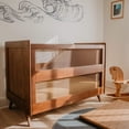thumbnail image 6 of BreathableBaby Breathable Mesh 3-in-1 Convertible Crib, Walnut, Greenguard Gold Certified, 6 of 6