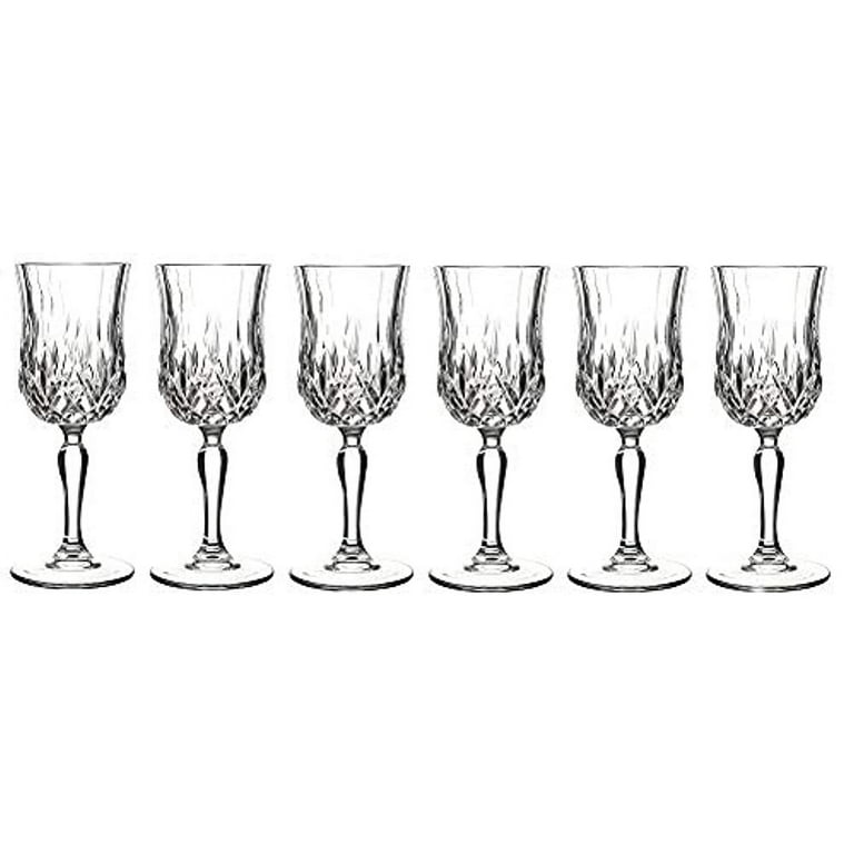 Set of 2 crystal water glasses Graphik