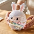 thumbnail image 5 of Cute Rabbit Storage Box, Decorative Organizing Box for Small Items, Festive Desk Organizer, Home Office and Holiday Display, 5 of 5