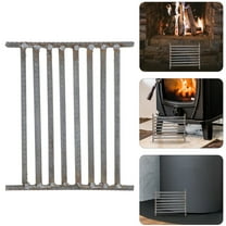 FRCOLOR Iron Grill Grate For Fire Pit Fireplace Accessories Heavy Duty Firewood Burning Rack Bbq Grate For Outdoor Camping Cooking Wood Stove Grate Replacement