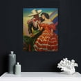 thumbnail image 4 of Nawypu Wall Poster Latin Art, Hispanic Culture Canvas Painting Wall Decor Canvas Painting Wall Art Poster for Bedroom Living Room Decor Frame-Style, 4 of 4