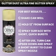 thumbnail image 2 of Glitter Dust Aerosol Spray 4.2oz-Gold, 2 of 9