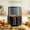 Black, variant on Air Fryer 12-in-1, Compact & Large 6-Qt, Fast Turbo Modes, 90-400°F Evenly Results with Precise Temperature Control, 95% Less Oil, Roast, Bake, Dry, Reheat, Frozen, Broil, Proof, Black