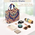 thumbnail image 5 of FORMRS Womens Corduroy Tote Bag Crossbody Shoulder Handbag with Pocket, Colorful Abstract Eagle, 5 of 7