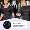 thumbnail image 7 of Lilvigor Men Compression Base Layer Shirt Slimming Body Shaper Elastic Vest Tummy Control Shapewear Abdomen Undershirt for Running Workout, 7 of 7