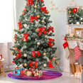 thumbnail image 4 of RYLABLUE Galaxy Xmas Christmas Tree Jupe Stand Mat pour Fête de Vacances Décoration Intérieure Extérieure 36 Pouces, 4 of 5