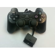Sony Playstation 2 PS2 Black Original Genuine Controller (refurbished)