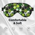 thumbnail image 5 of Rocae Soccer1 for Mask for Women Men, Luxury Eye Cover Eye Shade with Adjustable Strap for Travel, Nap, Meditation, 5 of 7