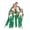 Pat1-green, variant on Ekouaer Christmas Pajamas for Family Matching Sets Long Sleeve Xmas Pj Set Soft Holiday Sleepwear S-XXL