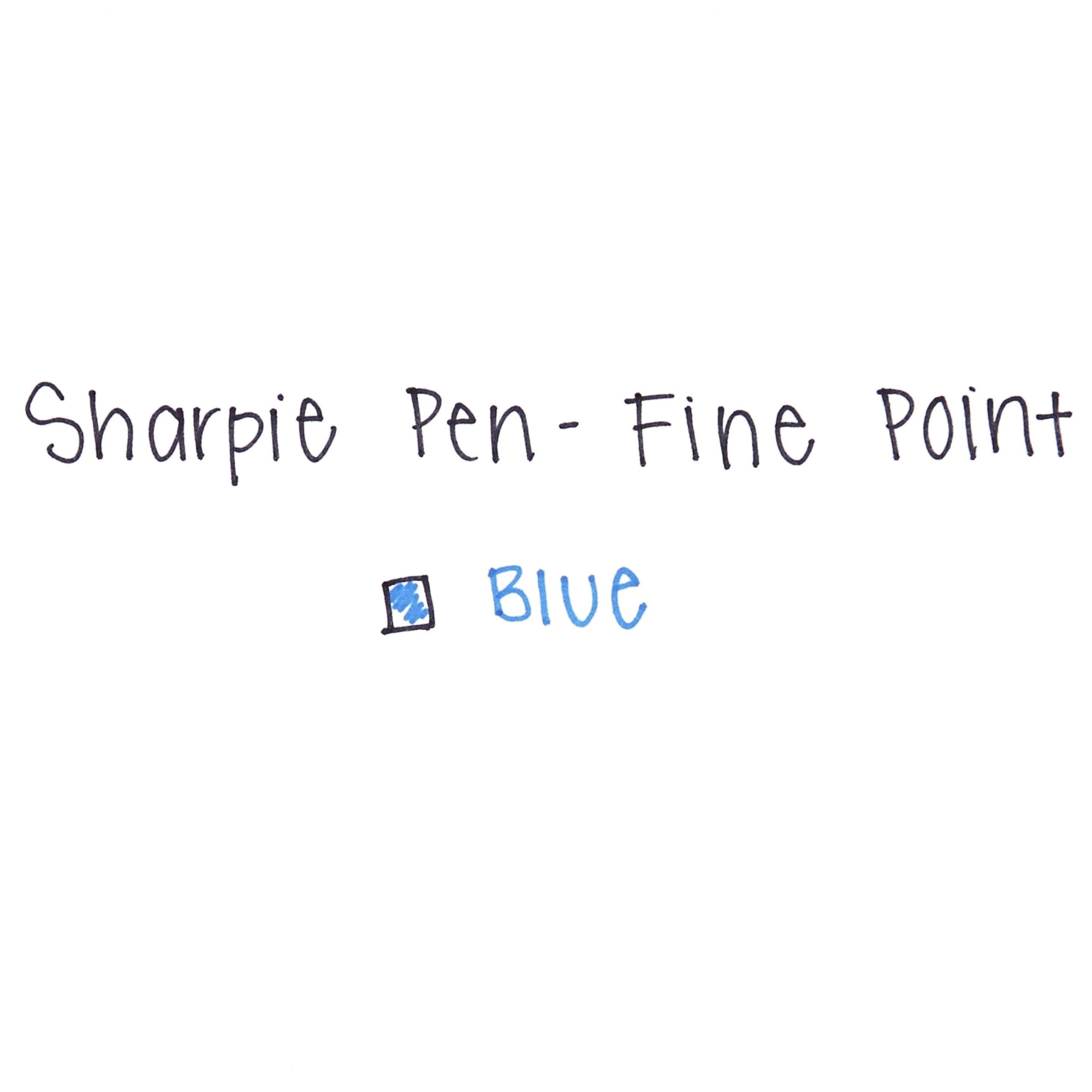 Sharpie 1742664 Permanent Water Resistant Pen, Blue Ink, 12 Pens (SAN1742664)