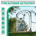 thumbnail image 4 of FICISOG Sports Tent Shelter for up to 3 People, 51" Instant Weatherproof Sports Pop up Pod Tent Outdoor Bubble Tent, Clear View, 4 of 16