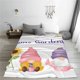 thumbnail image 5 of Balery Watercolor Gnome Garden Manta de Felpa Suave y Acogedora – Cobija de Franela Aterciopelada para Cama, Lavable y Cálida para Sofá, Mascotas, Transpirable-40"x30", 5 of 7