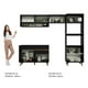 thumbnail image 5 of Madesa Gabinete de Cocina Integral Completa 260 cm Reims Negro 12, 5 of 12