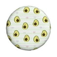 thumbnail image 2 of Gaeub Avocado of a Hear 14-17in Tire Cover, Spare Tire Cover, for Camper Caravan, Trailer, Car, Truck, SUV, Jeep - 15 inch, 2 of 9