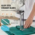 thumbnail image 4 of KFFKFF Fabric Cutter, 750W Rapid Straight Edge Textile Slicing Device, 9.8" Alloy Metal Cutter, Commercial Textile Slicing Equipment with Auto Blade Honing, 4 of 9