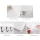 thumbnail image 5 of Estante de ducha de plástico adhesivo para baño, sin necesidad de taladrar, 6,6 libras, 5 of 8