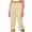 Khaki, variant on Njagoc3 Womens High Waist Capri Pants, Loose Fit, Solid Color, Casual Summer Daily & Office Wear