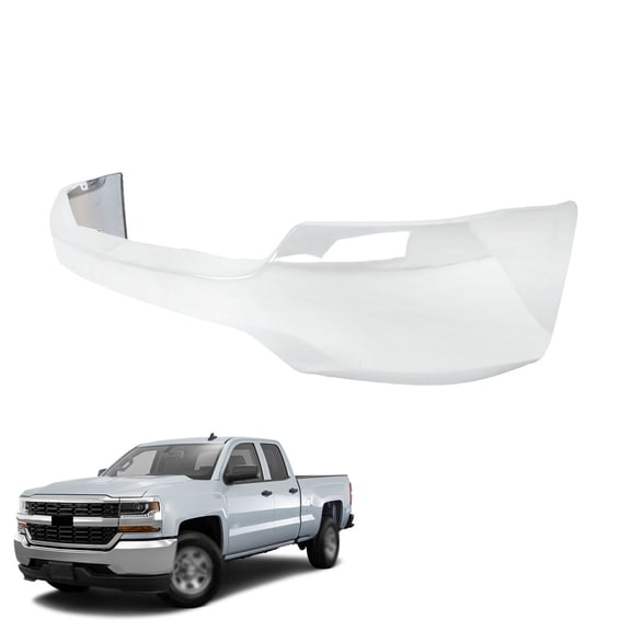 Front Bumper For Chevrolet Silverado 1500 2016-2018 W/o Sensor & Fog Light Holes