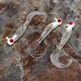 thumbnail image 2 of 17 Uds. De señuelos de pesca, anzuelo con cabeza anzuelo, gusano, cebos blandos, sábalos de silicona, 2 of 9