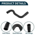 thumbnail image 4 of Manguera del radiador Unique Bargains, manguera de calefacción del radiador, manguera de salida del radiador para Peugeot 307 2000-2007 No. 1351EJ, tubo de refrigerante de goma negro 1 Pc, 4 of 6
