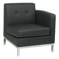 thumbnail image 3 of OSP Home Furnishings Wallstreet Chair Right Arm Facing in White Faux Leather, 3 of 5