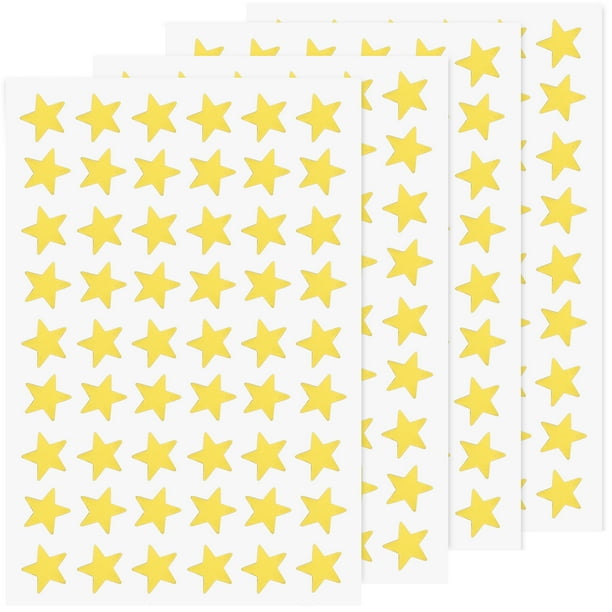 40 hojas pegatinas estrellas de aluminio pegatinas estrellas de aluminio pegatinas de recompensa para la escuela en casa
