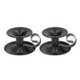 thumbnail image 3 of Candelabro de metal 2 piezas Bling Bling Candelabro de pilar Negro mate, 3 of 12