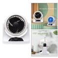 thumbnail image 3 of Ventilador circulador completo portátil de tamaño mini, máquina de circulación fuerte con inclinación de 110 grados negro, 3 of 9