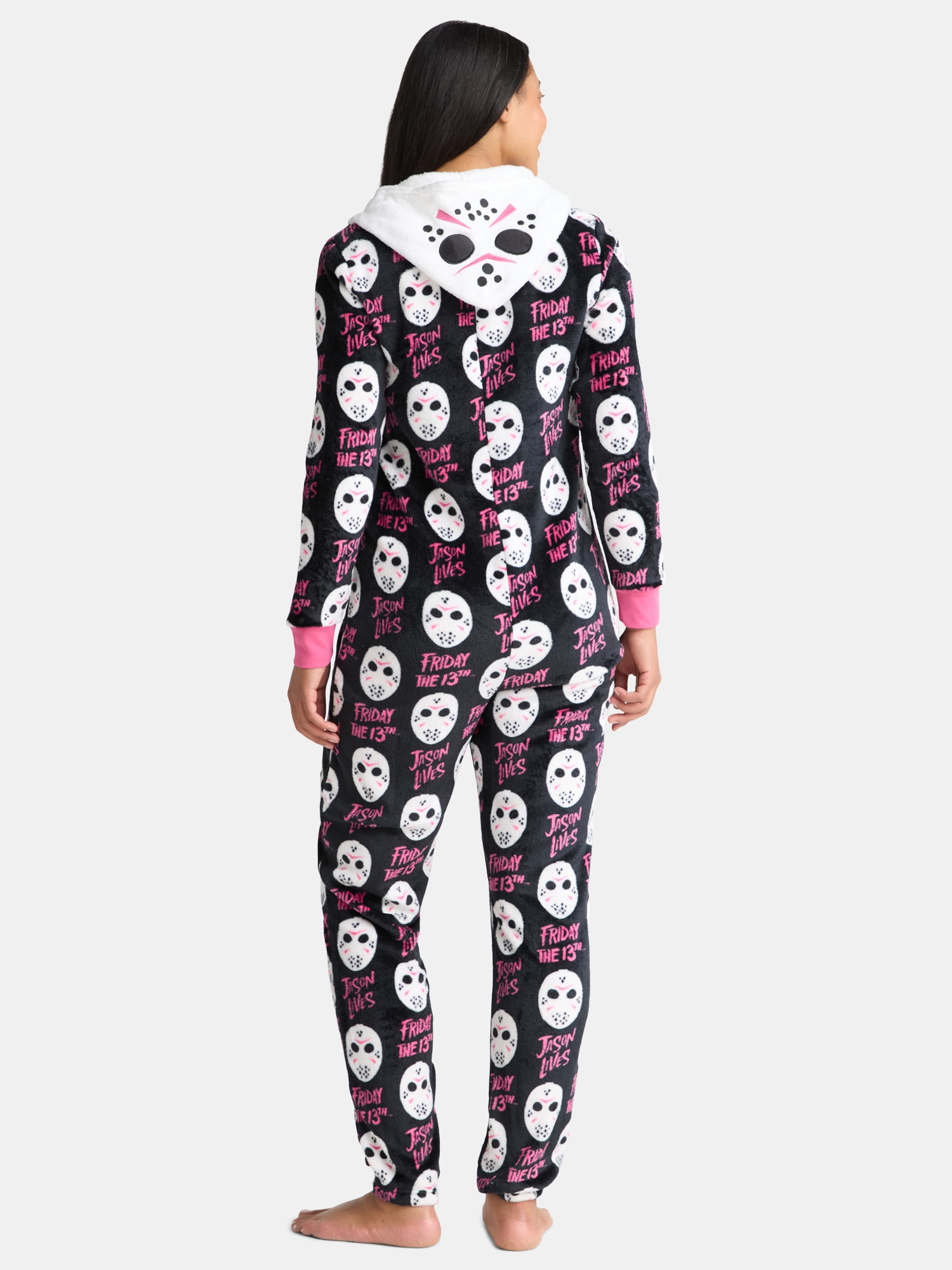 Warner Bros Friday the 13th Women's Jason Graphic Union Suit, Sizes XS-3X