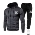 thumbnail image 4 of Chándales de moda para hombre, sudaderas con capucha, traje de otoño e invierno, suéter con capucha y pantalones deportivos para hombre, conjunto de dos piezas, ropa para correr para hombre, 4 of 4