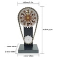 thumbnail image 2 of Gear Clock Vintage Chain Creative 3D Hollow Restaurant Bar Decor marrón, 2 of 6
