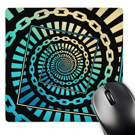3dRose  graphic design of disc golf chains rotate into infinity using droste effect  MousePad price history on PriceWatchPro