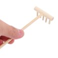 thumbnail image 4 of 6pcs Small Mini Rake Mini Sand Rake Mini Garden Rake Mini Rake For Gardening Miniature Sand Rake Craftsman Rake For Mini Rake Craft Mini Toy Rakes, 4 of 5