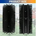 thumbnail image 3 of Livestock Scratching Brush, 17.2 x 7.48 Inch Goat Brushes for Grooming, Horse Brushes for Shedding, Livestock Brush with 2 Screws Great for Horse, Elk, Cattle, Pig, Sheep（Black）, 3 of 8