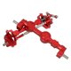 thumbnail image 3 of Eje delantero trasero de metal Aleación de aluminio Alta resistencia Preciso Estable Durable Eje de puente delantero trasero para MN MN98 D90 1/12 Rojo, 3 of 8