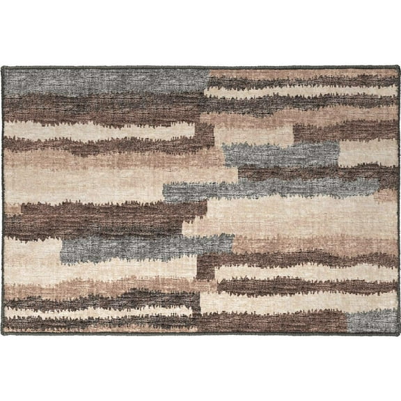 Dalyn Brisbane Area Rug BR7 Br7 Sable Sable Lines Rows 1' 8" x 2' 6" Rectangle