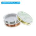 thumbnail image 3 of Unique Bargains 66 Feet 0.2mm Solid Bare Copper Wire Pure Copper Wire, 3 Colors 3 Roll, 3 of 6