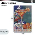 thumbnail image 4 of Stupell Industries Modern Citrus Cocktail on Blue Canvas Art, 16 x 24, by Jane Slivka, 4 of 8