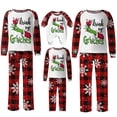 thumbnail image 1 of Conjuntos de pijamas navideños familiares a juego Grinch 2024, pijama de Grinch con parte superior y pantalones de pijama a cuadros, pijama de Grinch para niños y adultos para la familia, Hombres XXL, 1 of 4
