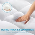 Extra Thick King Size Mattress Pad with 900GSM Down Alternative Fill