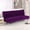 Purple, variant on TOPCHANCES Plush Sofa Cover,Sofa Bed Cover Futon Slipcover Solid Color Full Folding Elastic Armless 80 x 50 in