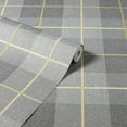 thumbnail image 7 of Arthouse Hector Grey Plaid Wallpaper, 7 of 7