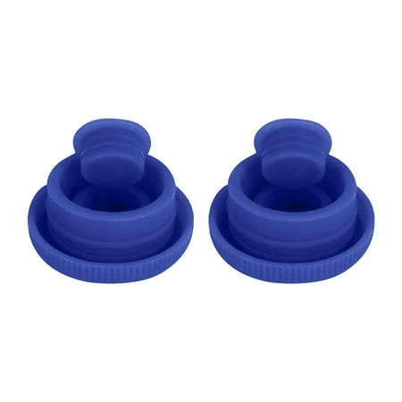 

LINMOUA 5 Gallon Water Jug Reusable Cap Non-Spill 55mm Water Bottle Caps Silicone Replacement Cap Lids Anti-Splash
